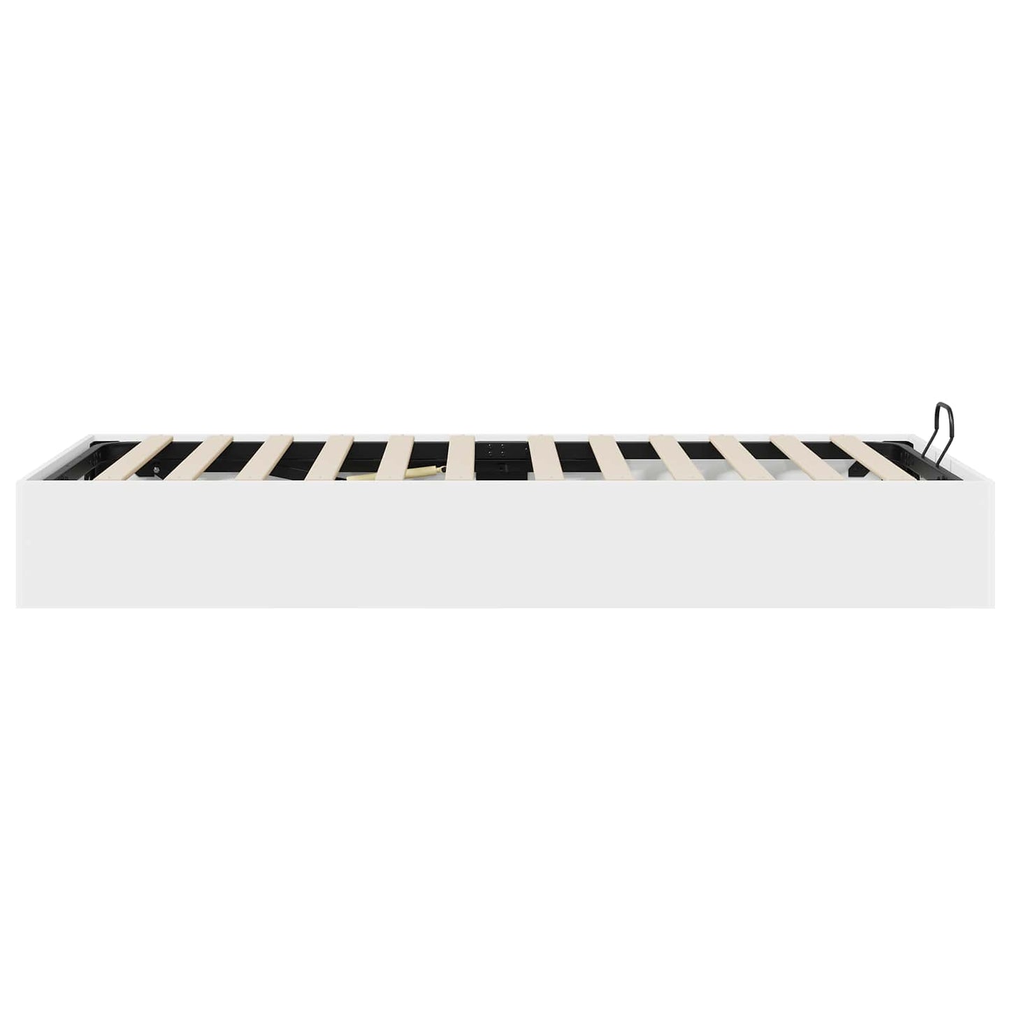 vidaXL Κρεβάτι Οθωμανικού Τύπου Λευκό 193 x 120 x 25 εκ Μοριοσανίδα