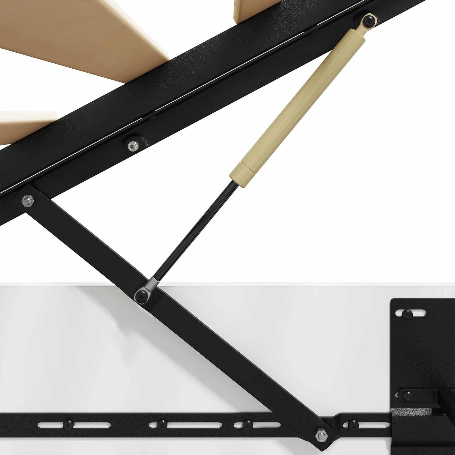 vidaXL Κρεβάτι Οθωμανικού Τύπου Λευκό 193 x 120 x 25 εκ Μοριοσανίδα