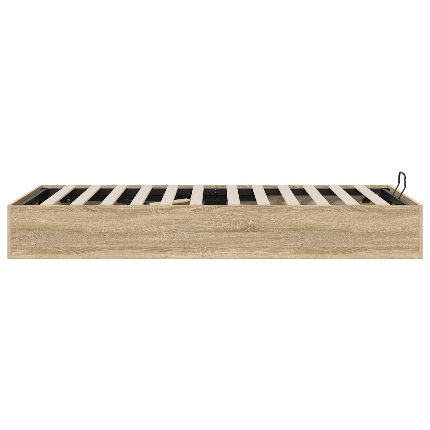 vidaXL Κρεβάτι Οθωμανικού Τύπου Δρύς Sonoma 203 x 80,5 x 25 εκ