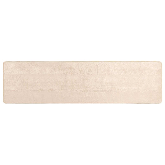 vidaXL Χαλί Runner MARSA Κρεμ 100 x 350 εκ. Πολυέστερ και PVC