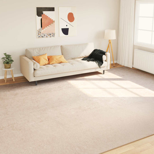 vidaXL Χαλί Runner MARSA Κρεμ 300 x 400 cm Πολυέστερ και PVC