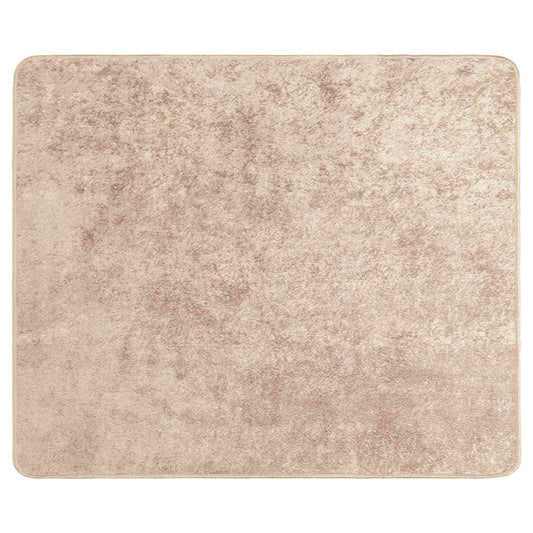 vidaXL Χαλί Runner MARSA Μπεζ 80 x 100 cm Πολυέστερ και PVC