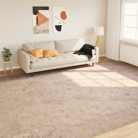 vidaXL Χαλί Runner MARSA Μπεζ 300 x 400 cm Πολυέστερ και PVC