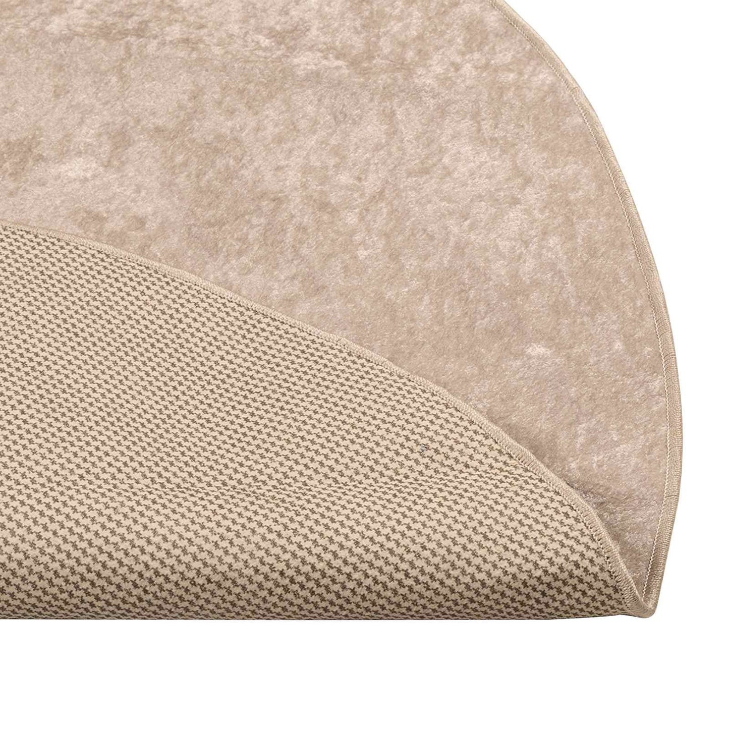 vidaXL Χαλί Runner MARSA Μπεζ 120 x 120 cm Πολυέστερ και PVC