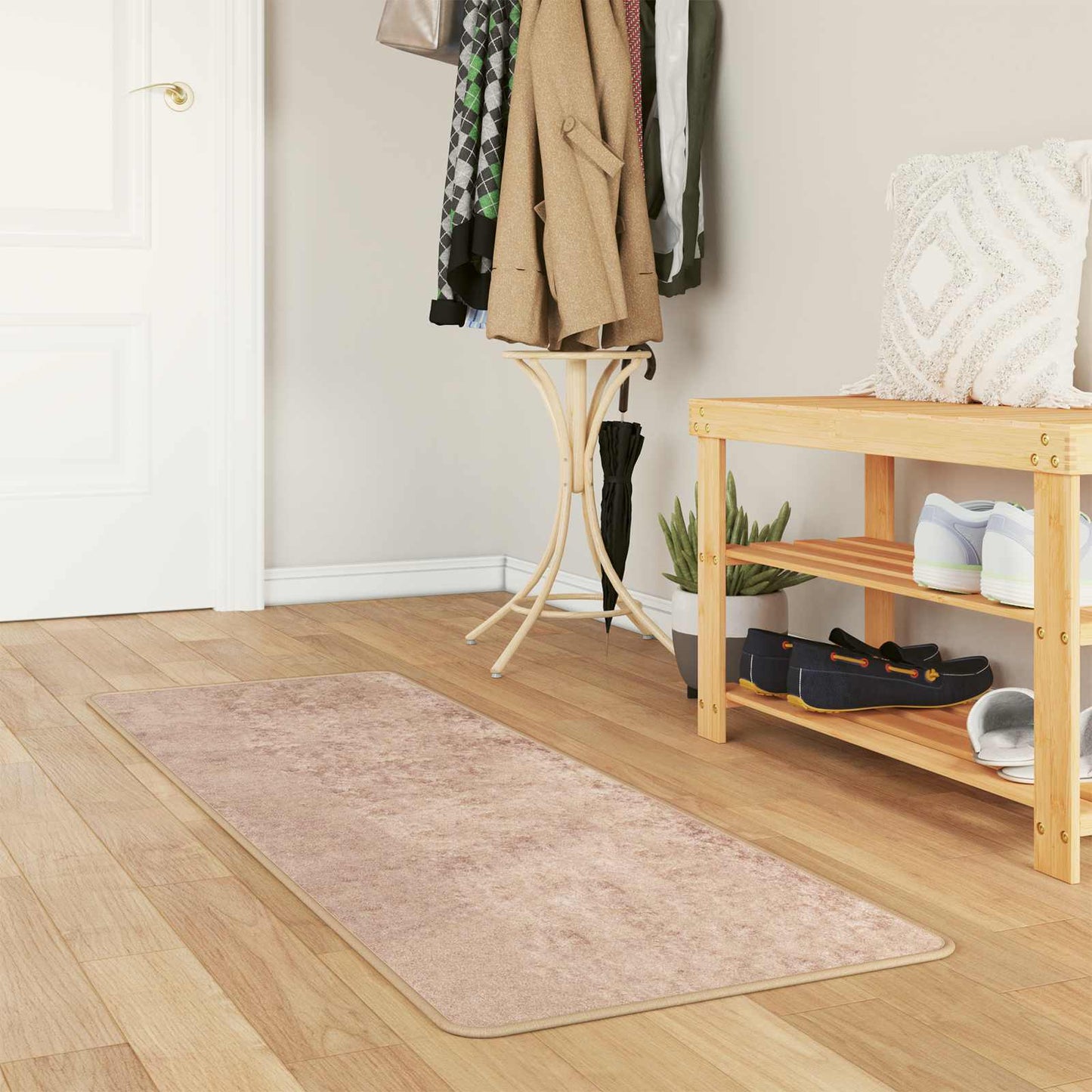 vidaXL Χαλί Runner MARSA Άμμος 50 x 200 εκ. Πολυέστερ και PVC