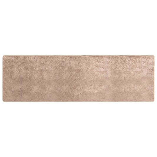 vidaXL Χαλί Runner MARSA Άμμος 80 x 250 cm Πολυέστερ και PVC