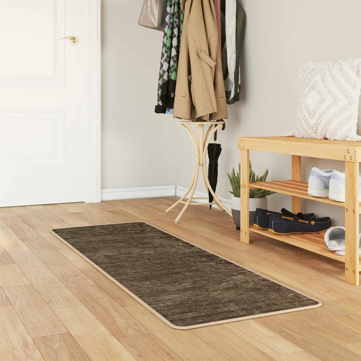 vidaXL Χαλί Runner MARSA Δασώδες Πράσινο 50 x 150 cm Πολυέστερ και PVC