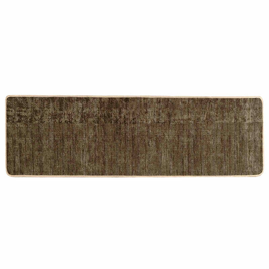 vidaXL Χαλί Runner MARSA Δασώδες Πράσινο 50 x 150 cm Πολυέστερ και PVC