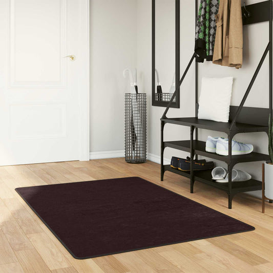 vidaXL Χαλί Runner MARSA Ανθρακί 80 x 100 cm Πολυέστερ και PVC