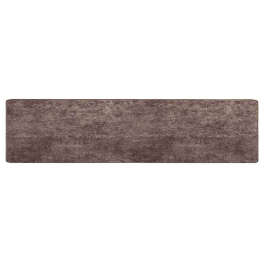vidaXL Χαλί Runner MARSA Γκρι 80 x 450 εκ. Πολυέστερ και PVC