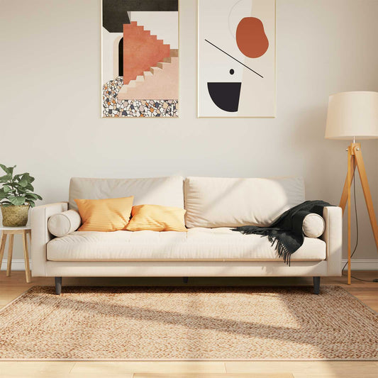 vidaXL Χαλί Runner MARSA Κίτρινο 120 x 170 cm Πολυέστερ και PVC