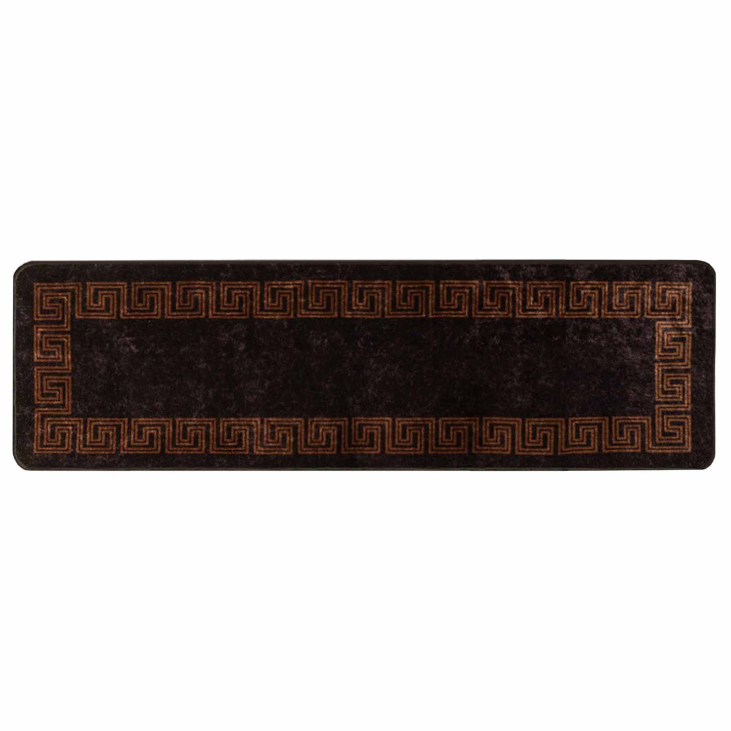 vidaXL Χαλί Runner MARSA Μαύρο 50 x 150 cm Πολυέστερ και PVC