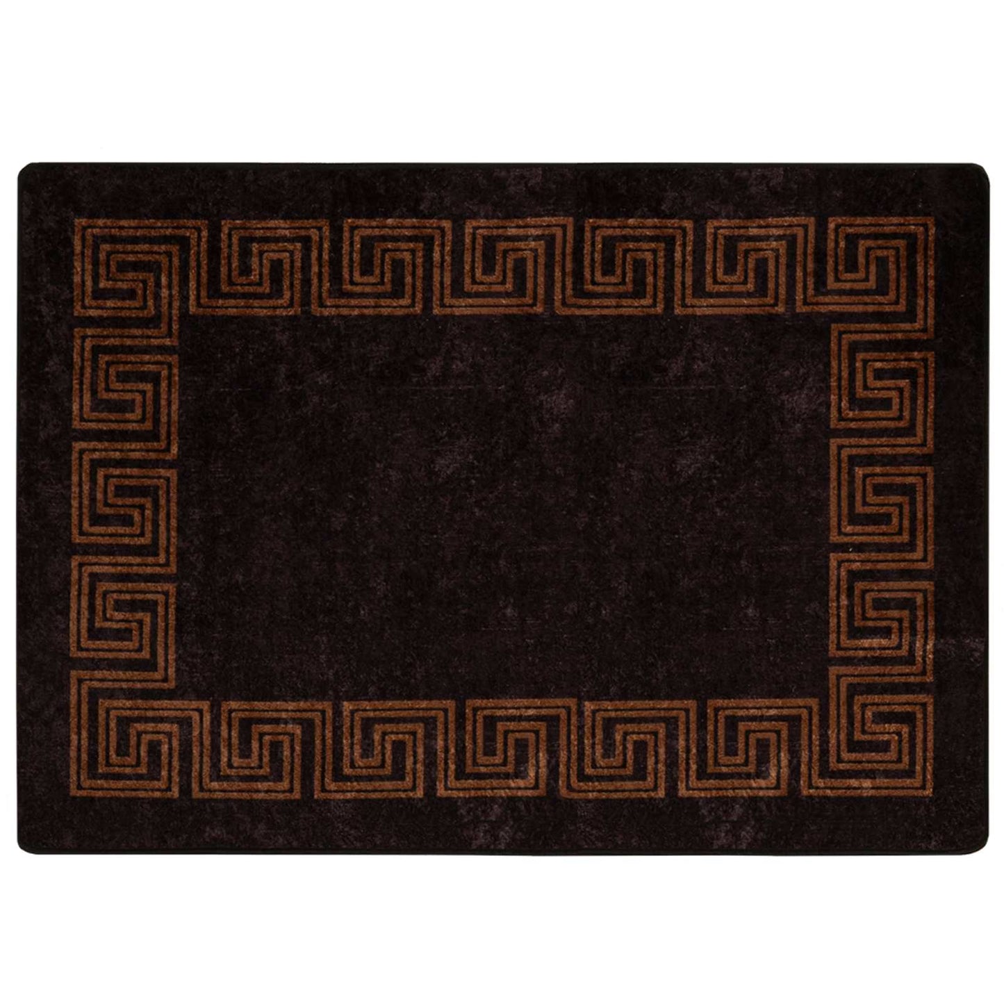 vidaXL Χαλί Runner MARSA Μαύρο 100 x 150 cm Πολυέστερ και PVC