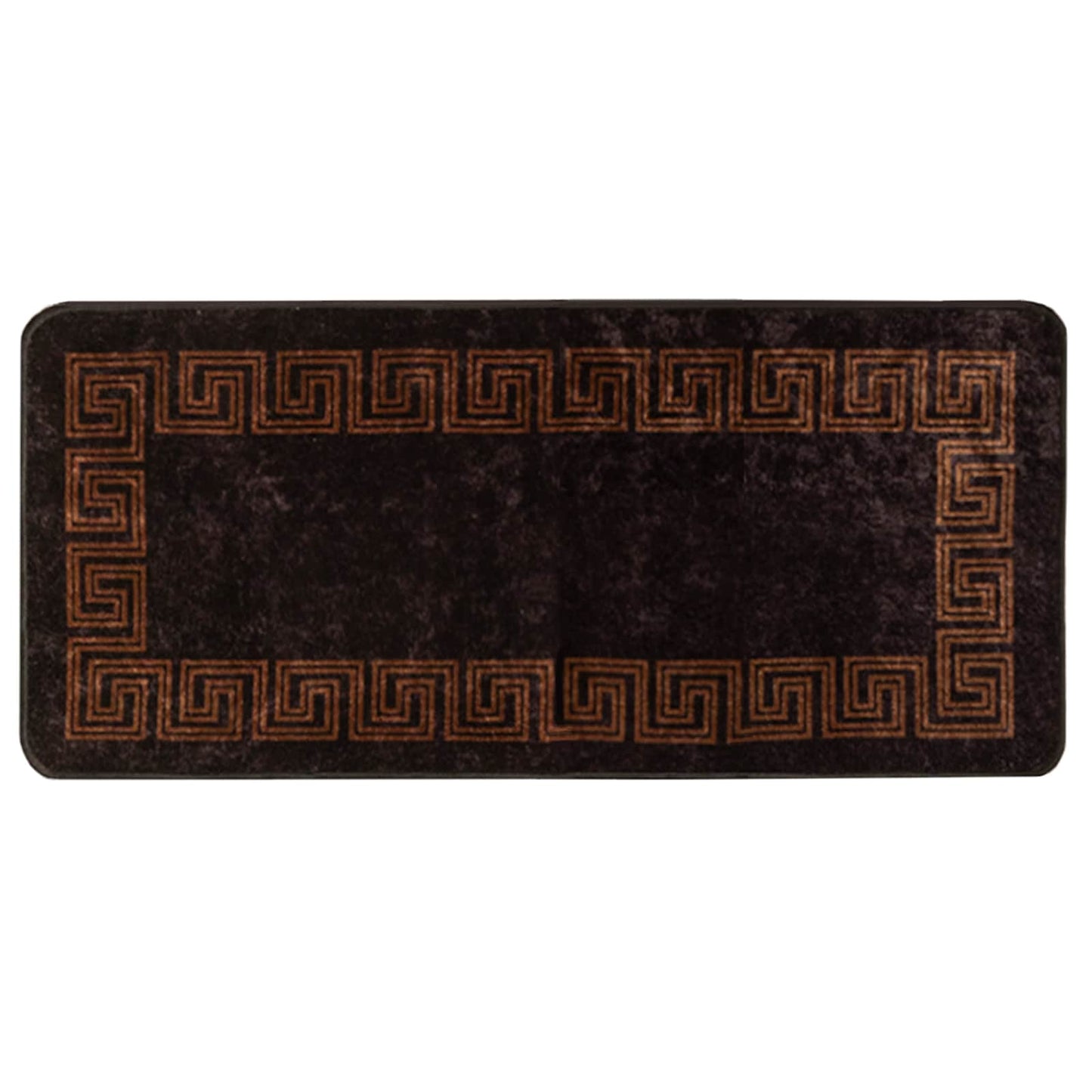 vidaXL Χαλί Runner MARSA Μαύρο 100 x 200 cm Πολυέστερ και PVC