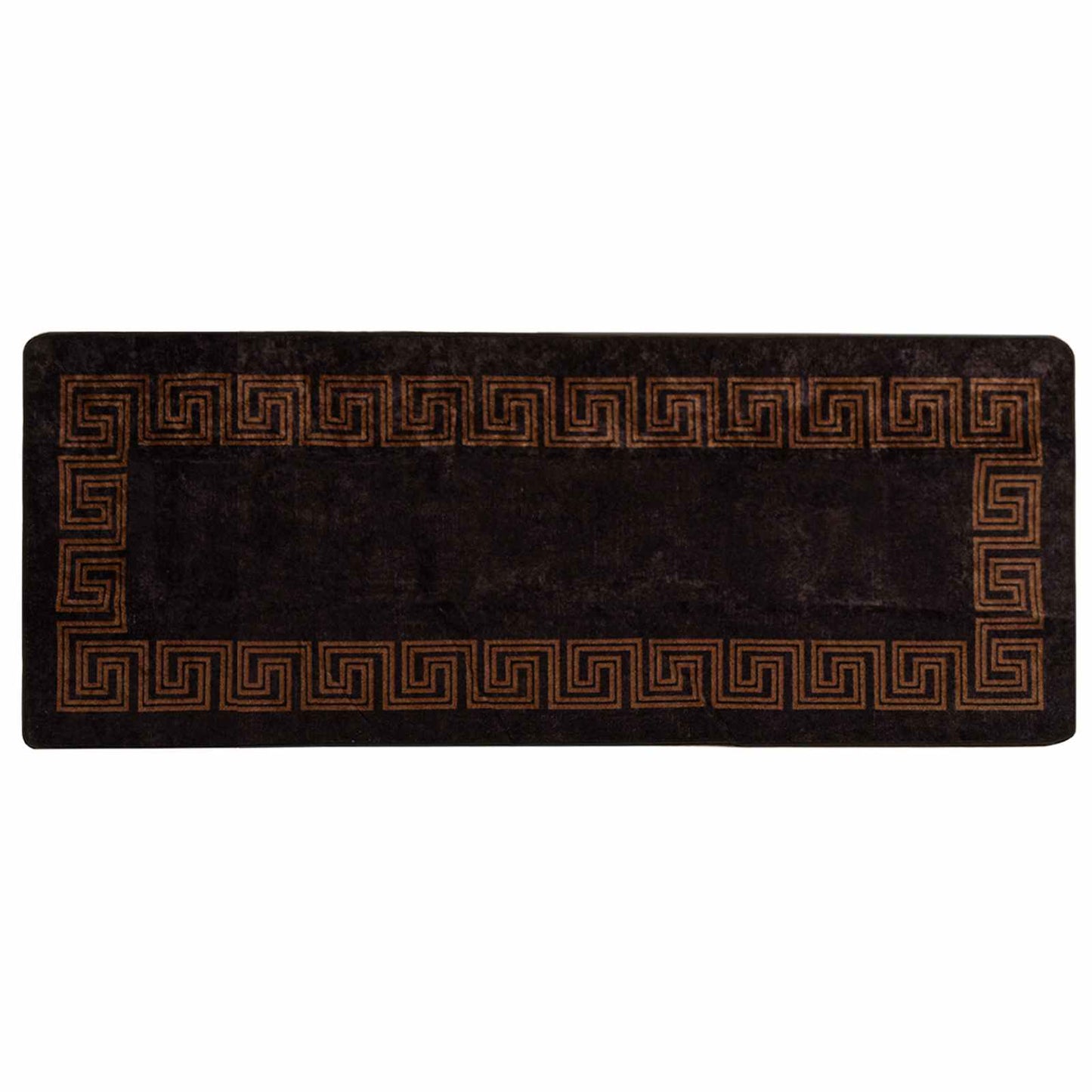 vidaXL Χαλί Runner MARSA Μαύρο 100 x 250 cm Πολυέστερ και PVC