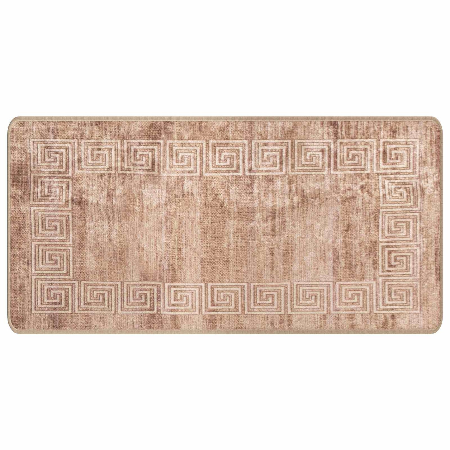 vidaXL Χαλί Runner MARSA Λευκός 50 x 100 cm Πολυέστερ και PVC