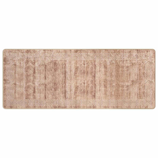 vidaXL Χαλί Runner MARSA Λευκός 80 x 200 cm Πολυέστερ και PVC