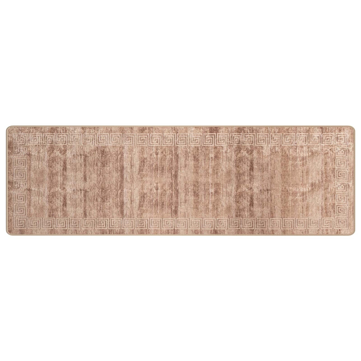vidaXL Χαλί Runner MARSA Λευκός 80 x 400 εκ. Πολυέστερ και PVC