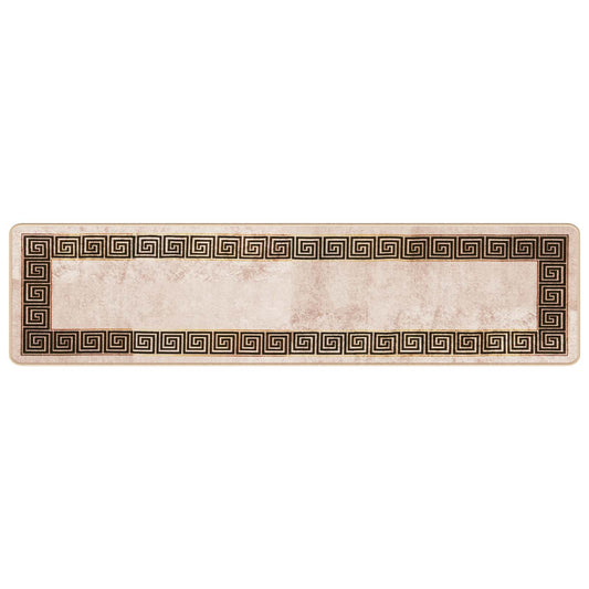 vidaXL Χαλί Runner MARSA Μαύρο 50 x 200 εκ. Πολυέστερ και PVC