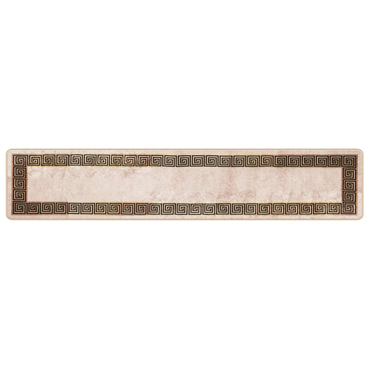 vidaXL Χαλί Runner MARSA Μαύρο 50 x 250 εκ. Πολυέστερ και PVC