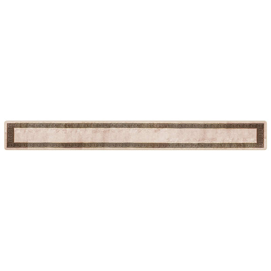 vidaXL Χαλί Runner MARSA Μαύρο 50 x 450 εκ. Πολυέστερ και PVC