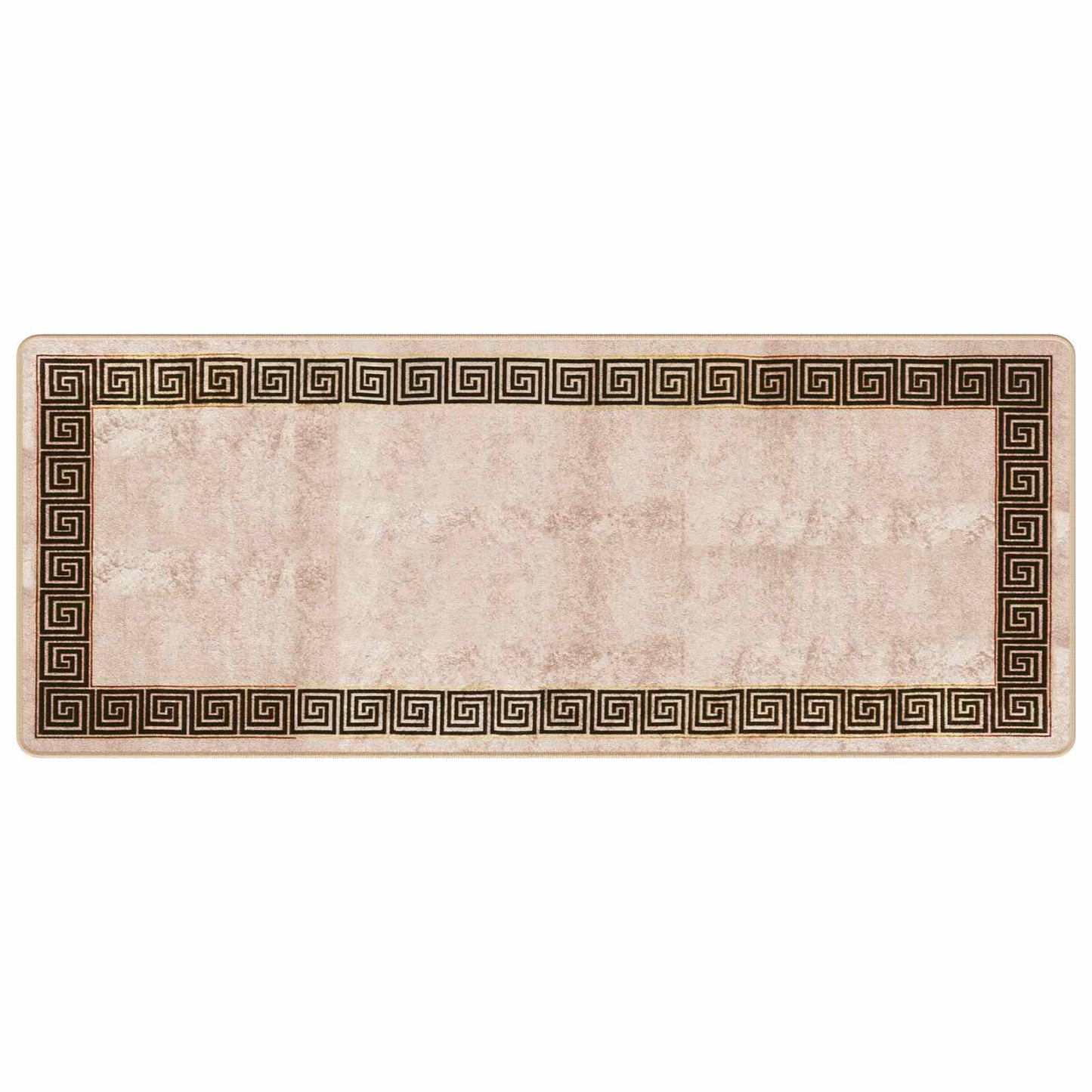 vidaXL Χαλί Runner MARSA Μαύρο 80 x 200 cm Πολυέστερ και PVC