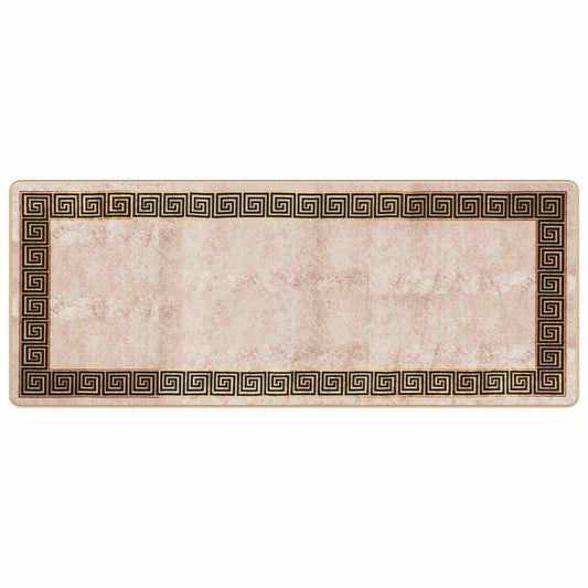 vidaXL Χαλί Runner MARSA Μαύρο 80 x 200 cm Πολυέστερ και PVC