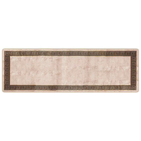 vidaXL Χαλί Runner MARSA Μαύρο 80 x 250 cm Πολυέστερ και PVC