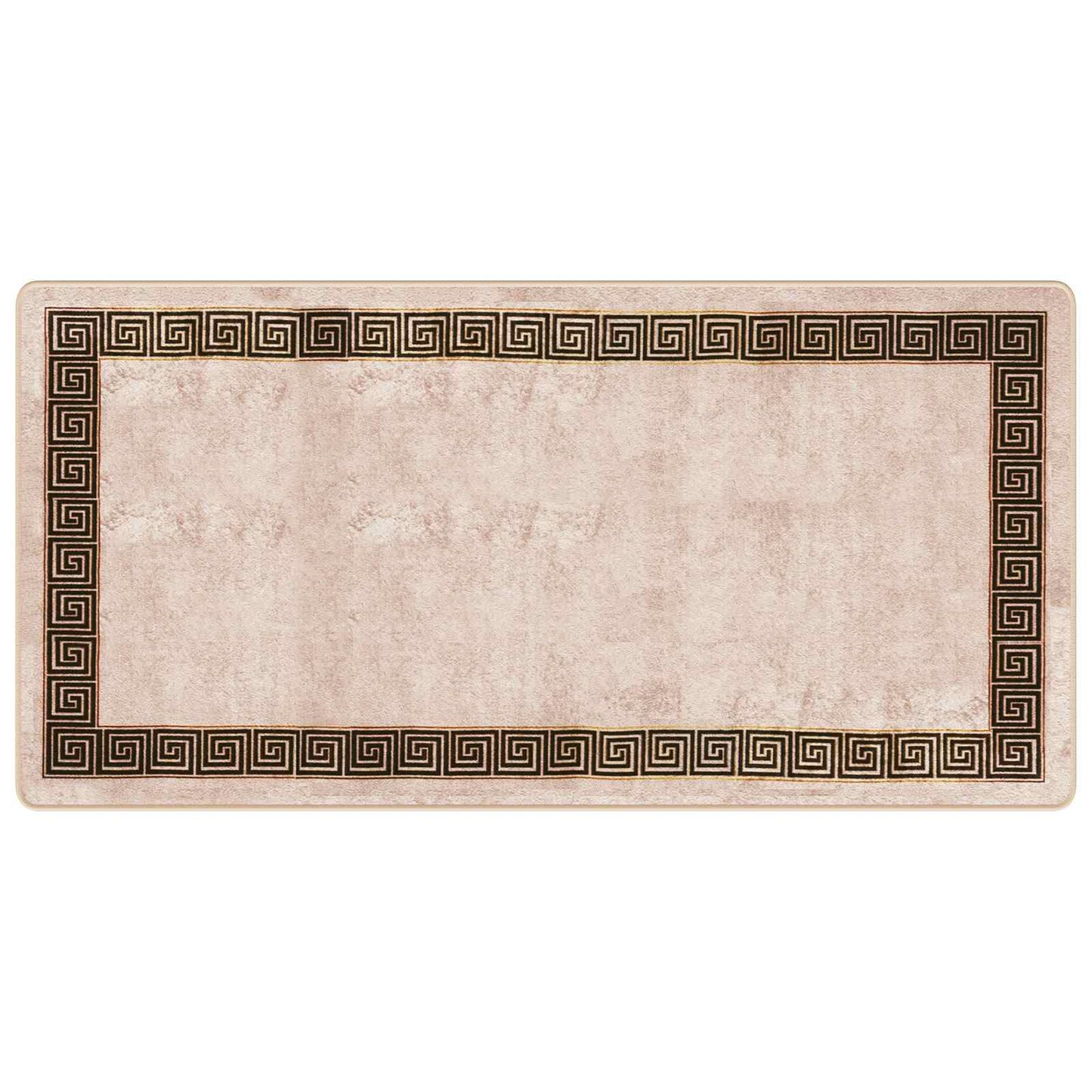 vidaXL Χαλί Runner MARSA Μαύρο 100 x 200 cm Πολυέστερ και PVC