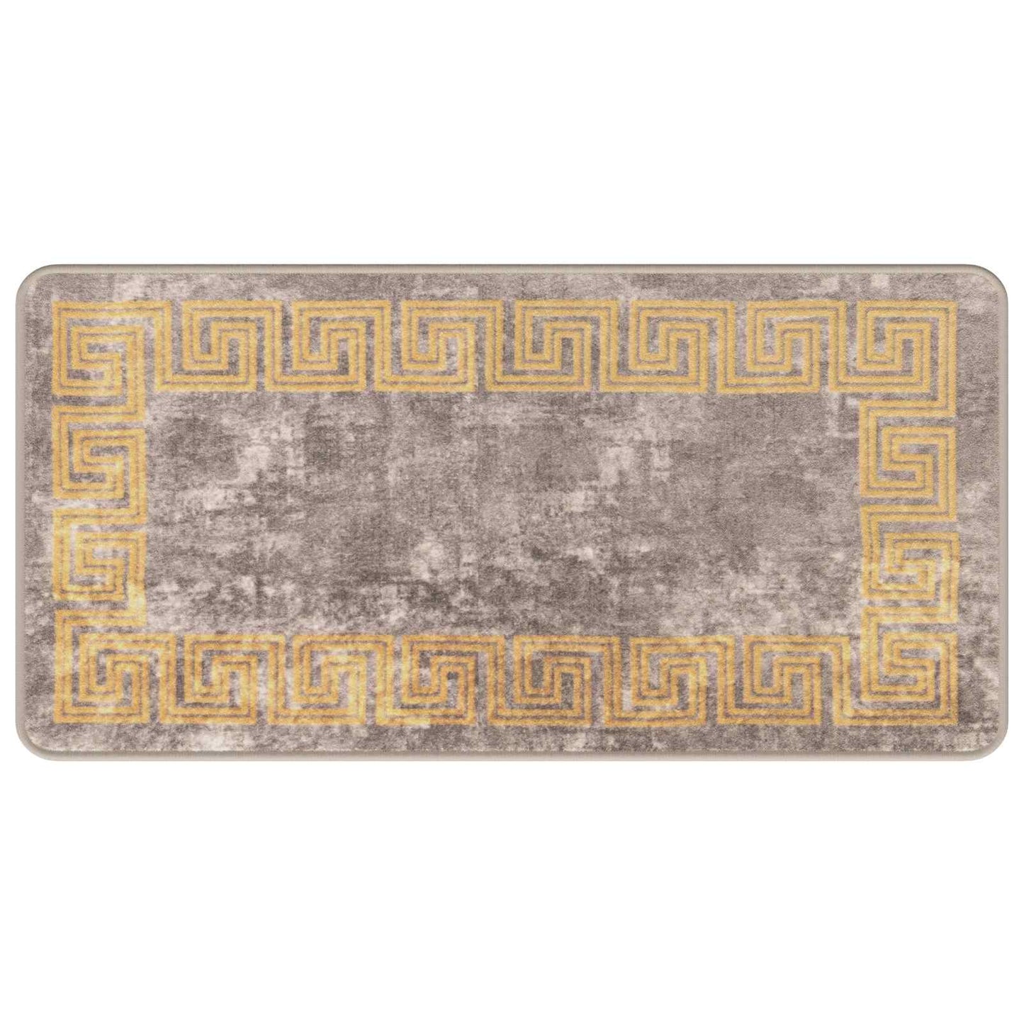 vidaXL Χαλί Runner MARSA Γκρι 50 x 100 cm Πολυέστερ και PVC