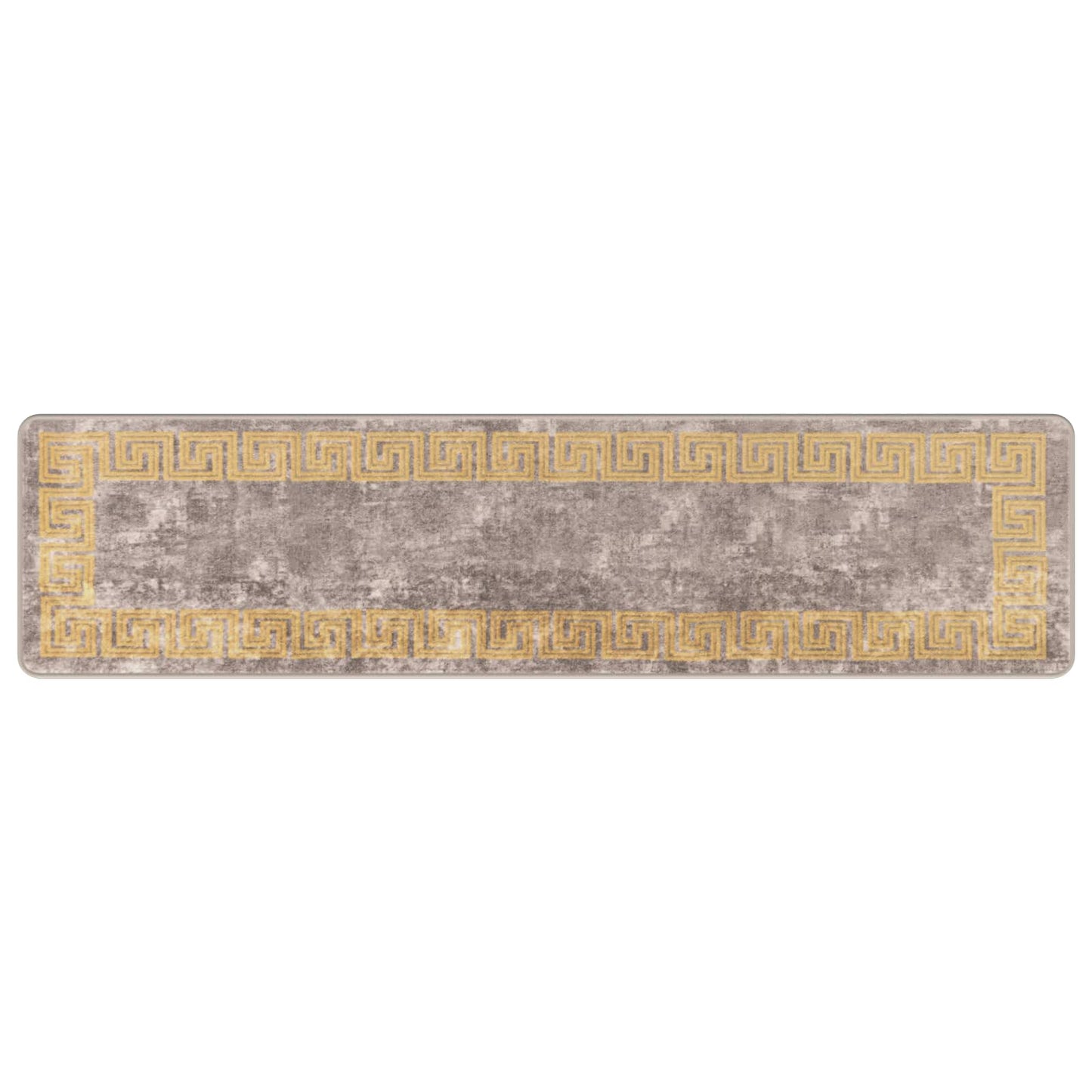 vidaXL Χαλί Runner MARSA Γκρι 50 x 200 εκ. Πολυέστερ και PVC