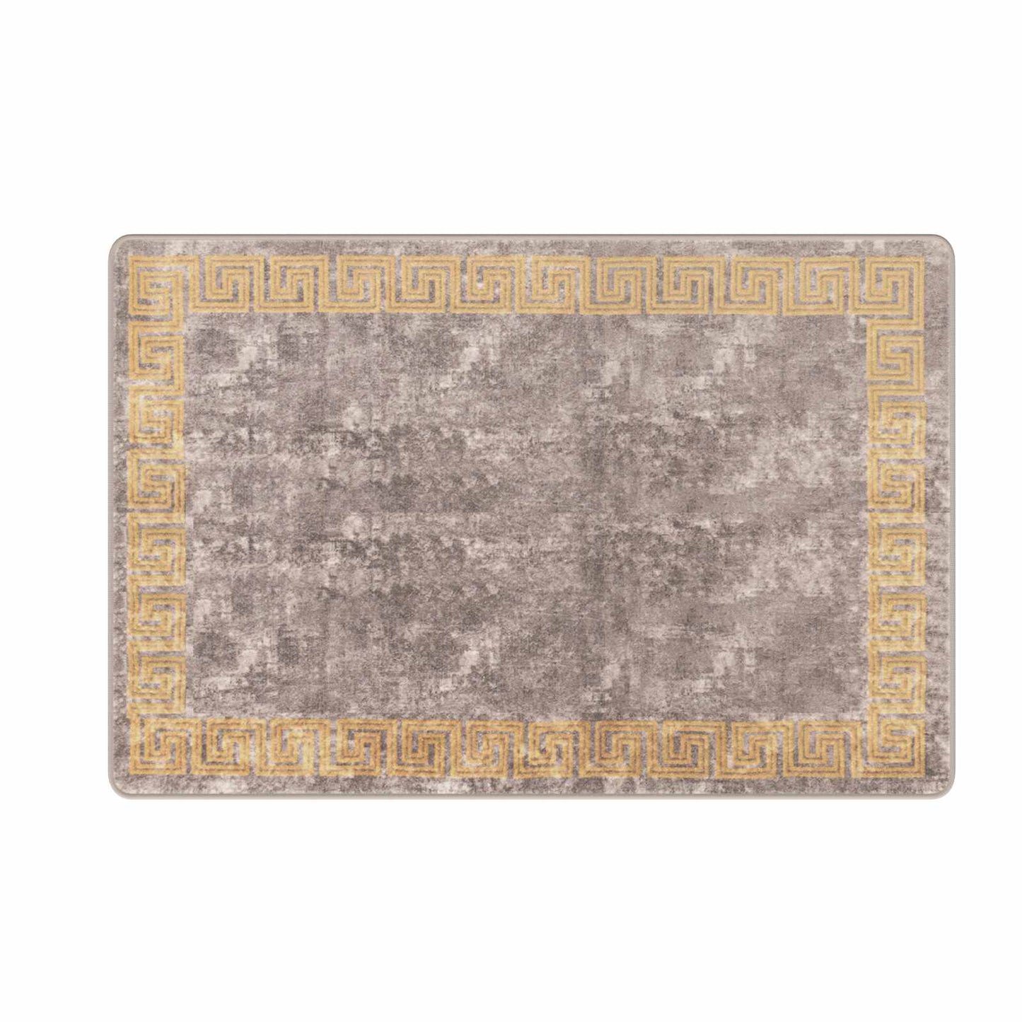 vidaXL Χαλί Runner MARSA Γκρι 100 x 150 cm Πολυέστερ και PVC