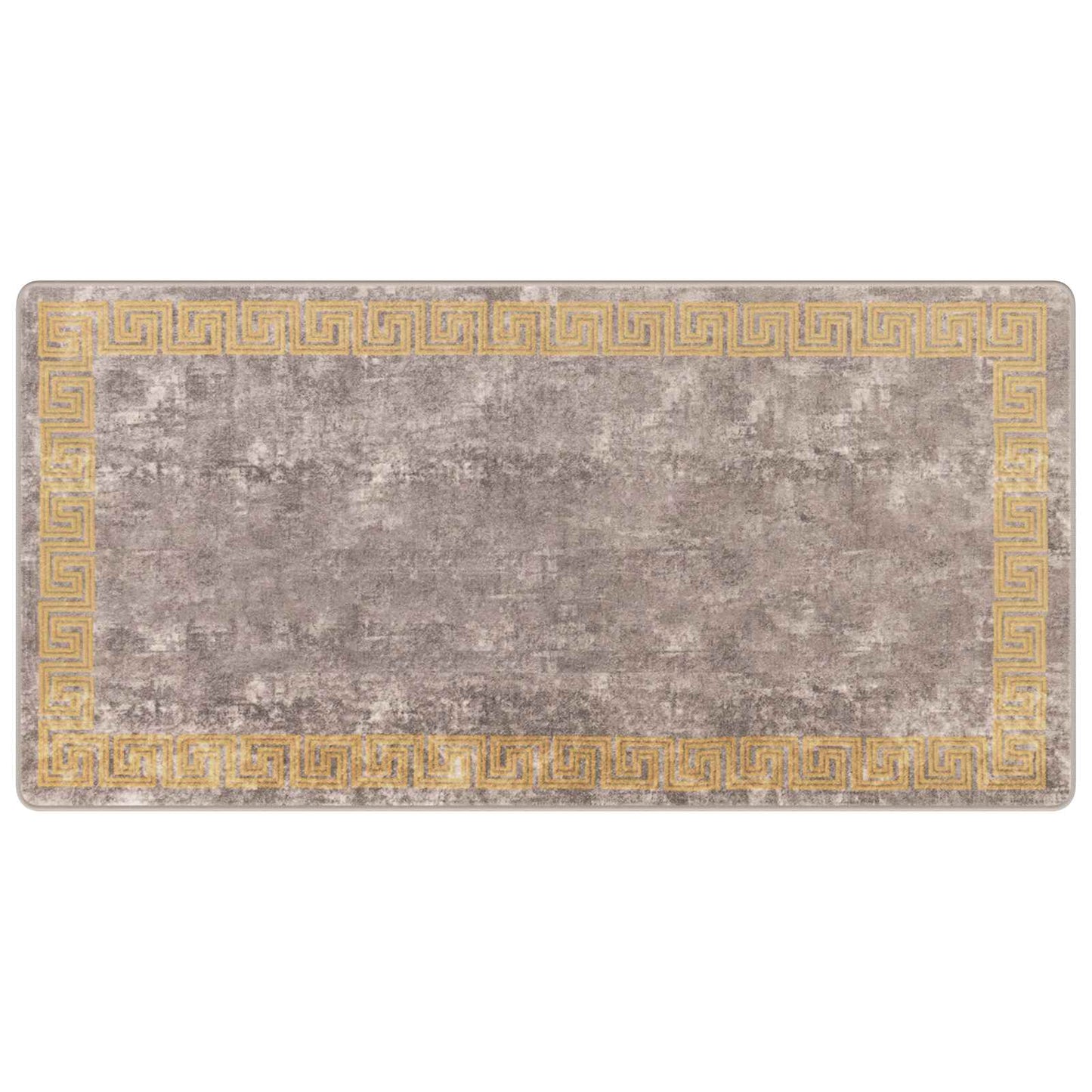 vidaXL Χαλί Runner MARSA Γκρι 100 x 200 cm Πολυέστερ και PVC