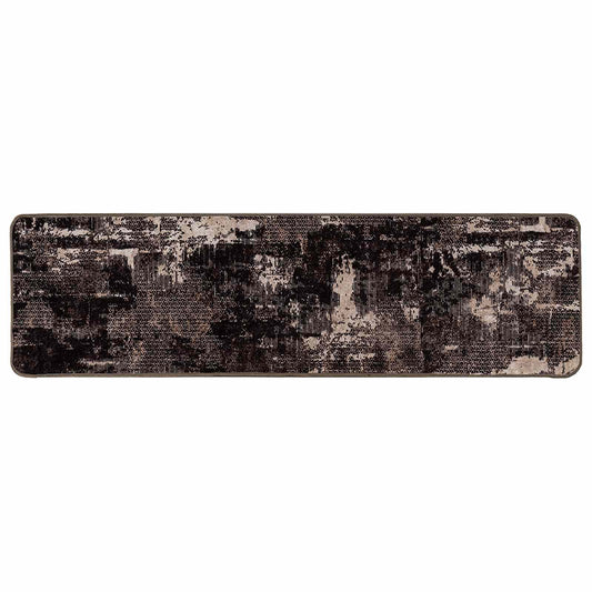 vidaXL Χαλί Runner MARSA Μαύρο 50 x 200 εκ. Πολυέστερ και PVC