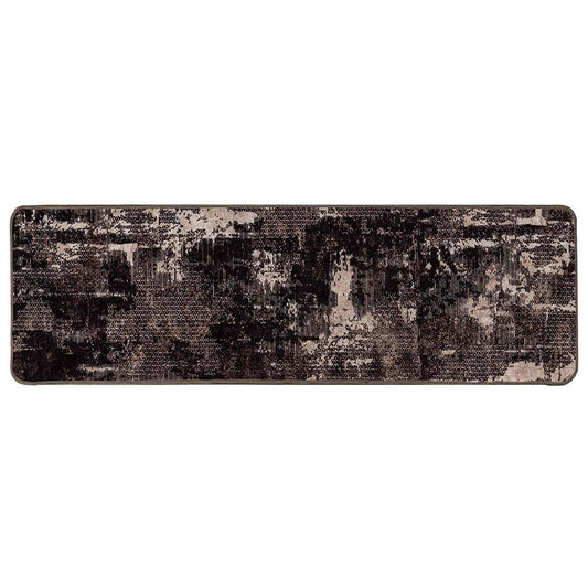 vidaXL Χαλί Runner MARSA Μαύρο 50 x 400 εκ. Πολυέστερ και PVC