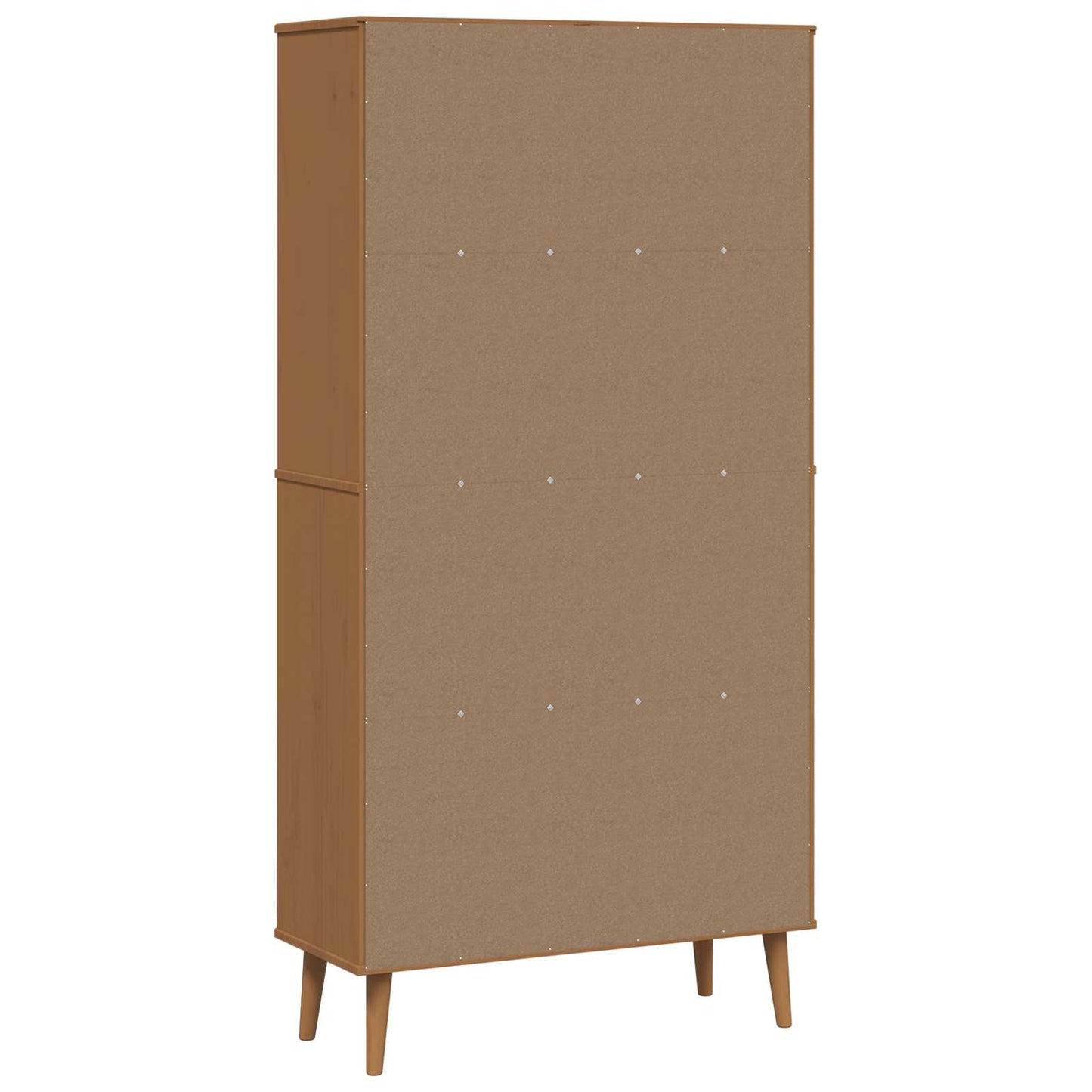 vidaXL Βιβλιοθήκη MOLDE 85 x 35 x 170,5 εκ Μασίφ Ξύλο Πεύκου Καραμέλα