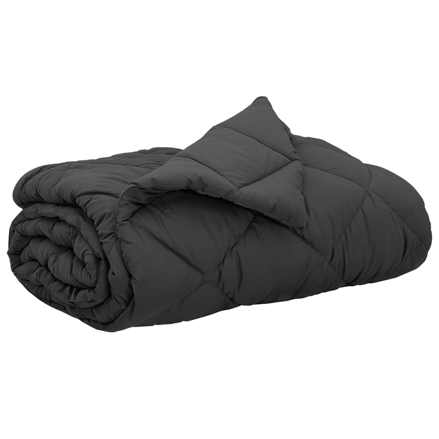 vidaXL Καλοκαιρινό Παπλωματοθήκη Ανθρακί 240 x 200 cm Μικροΐνες