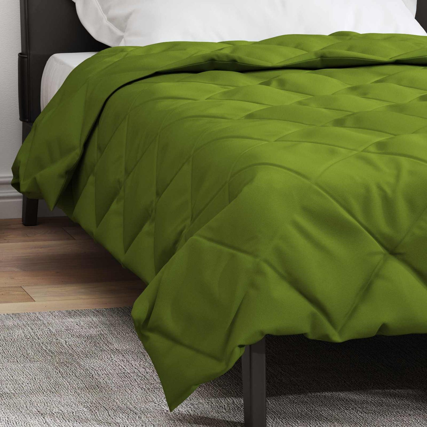 vidaXL Καλοκαιρινό Παπλωματοθήκη Πράσινο 220 x 140 cm Μικροΐνες