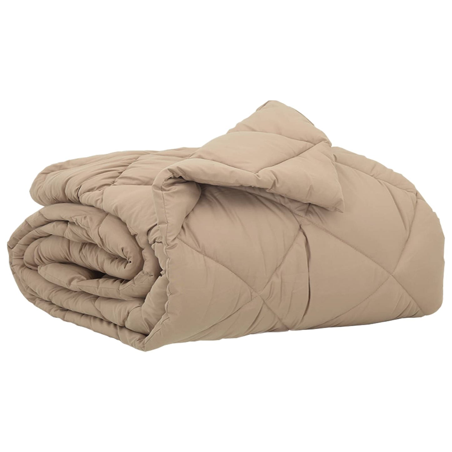 vidaXL Καλοκαιρινό Παπλωματοθήκη Taupe 200 x 140 cm Μικροΐνες
