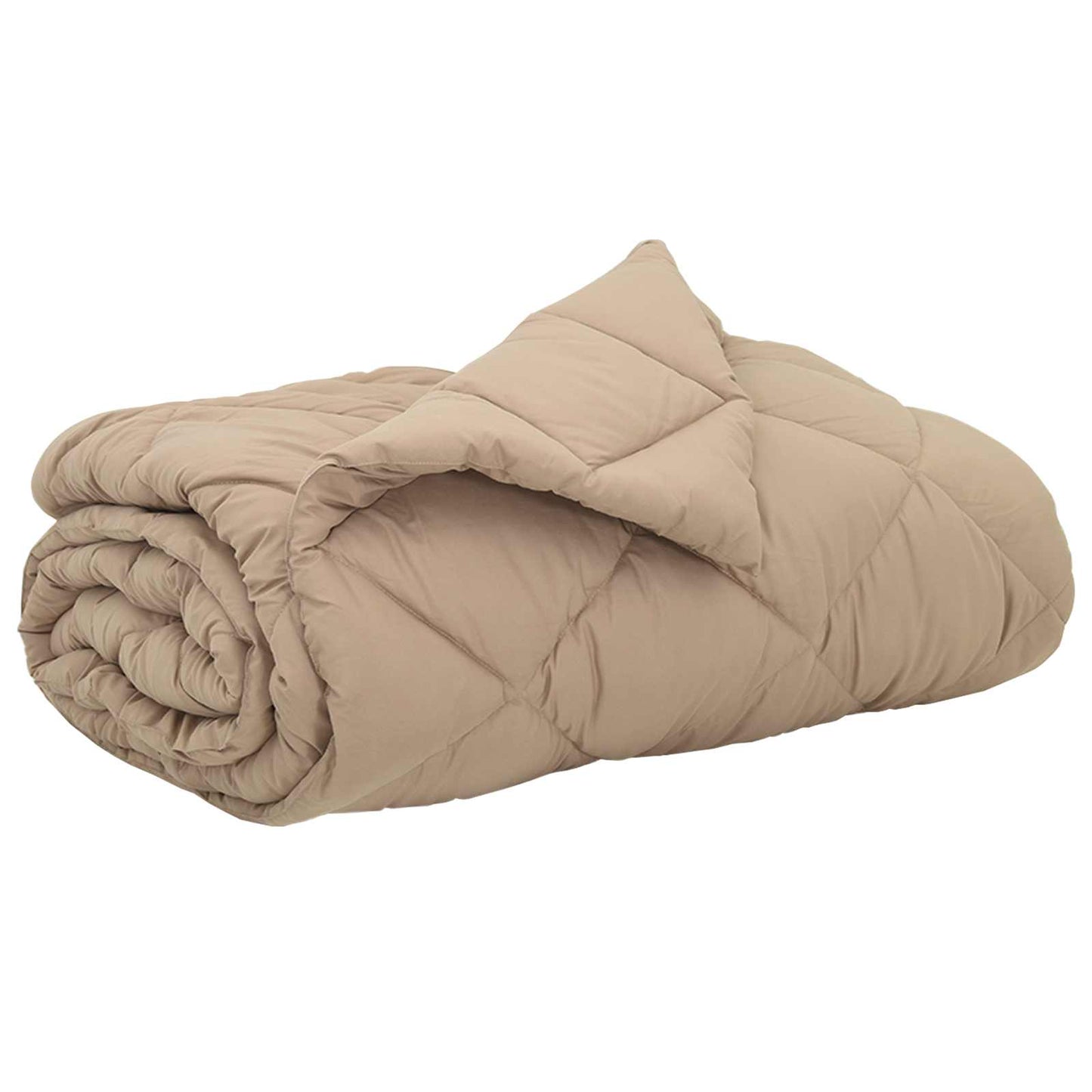 vidaXL Καλοκαιρινό Παπλωματοθήκη Taupe 220 x 200 εκ Μικροΐνες