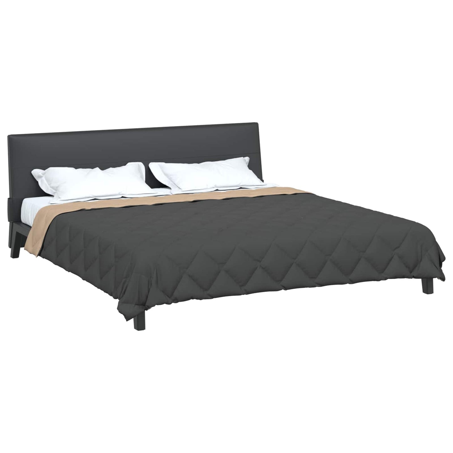 vidaXL Κουβέρτα ολόκληρου του χρόνου Ανθρακί και Ταμπά 220 x 240 cm