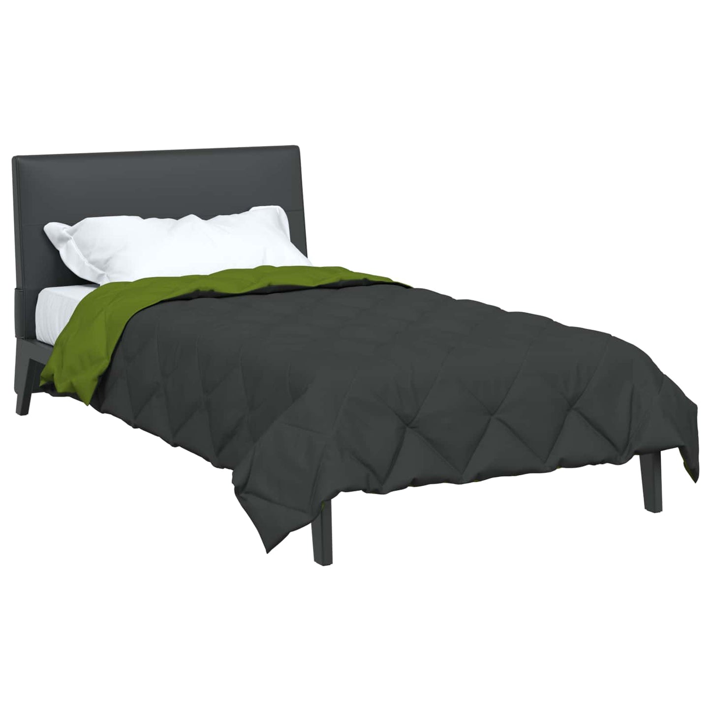 vidaXL Κουβέρτα ολόκληρου του χρόνου Πράσινο και Ανθρακί 200 x 135 εκ.