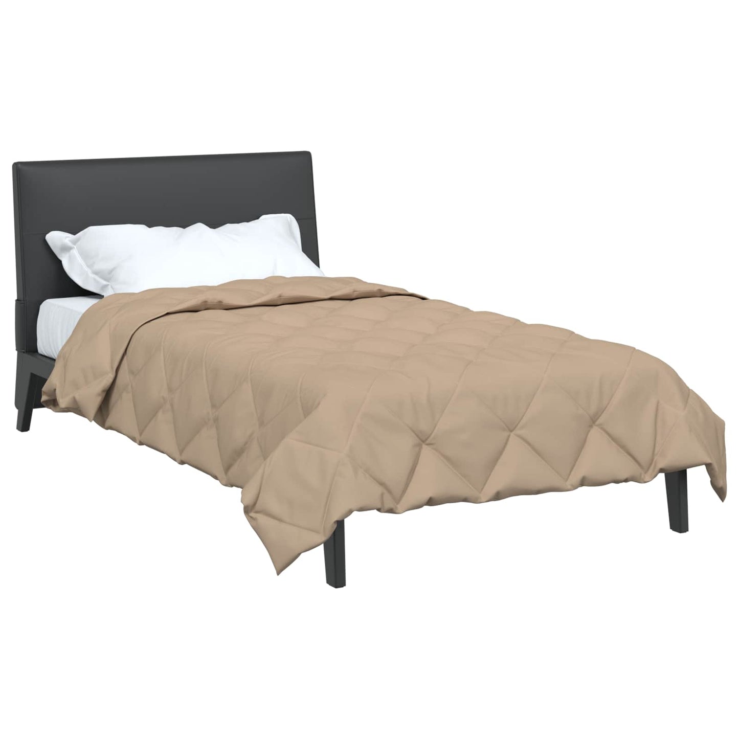 vidaXL Κουβέρτα ολόκληρου του χρόνου Taupe 200 x 135 εκ. Μικροΐνες