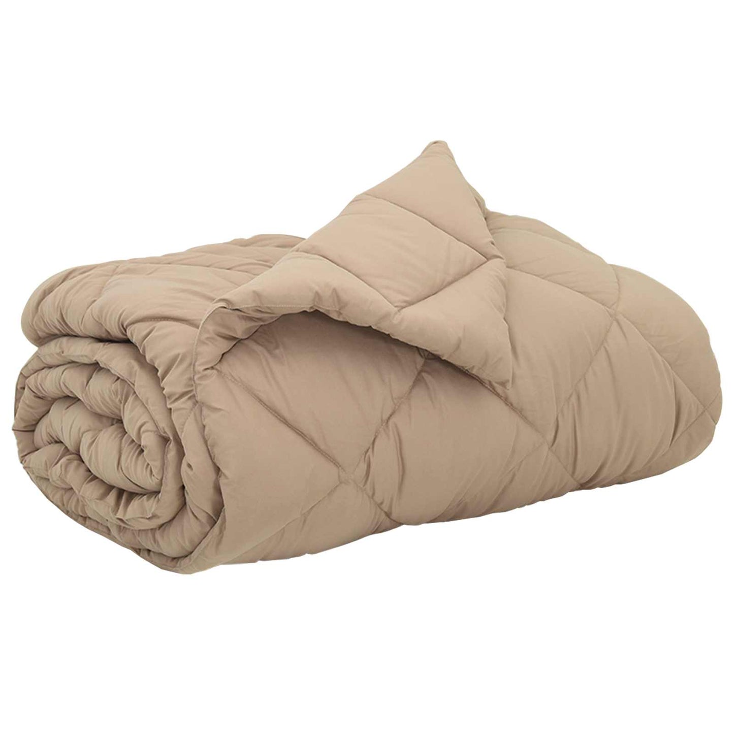 vidaXL Κουβέρτα ολόκληρου του χρόνου Taupe 220 x 240 cm Μικροΐνες