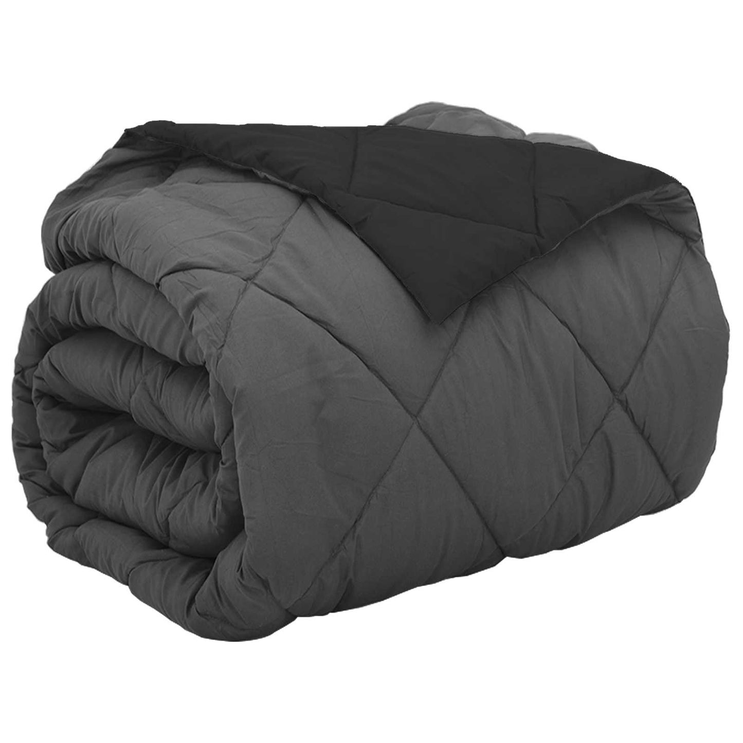 vidaXL Κουβέρτα ολόκληρου του χρόνου Μαύρο και Ανθρακί 200 x 200 cm