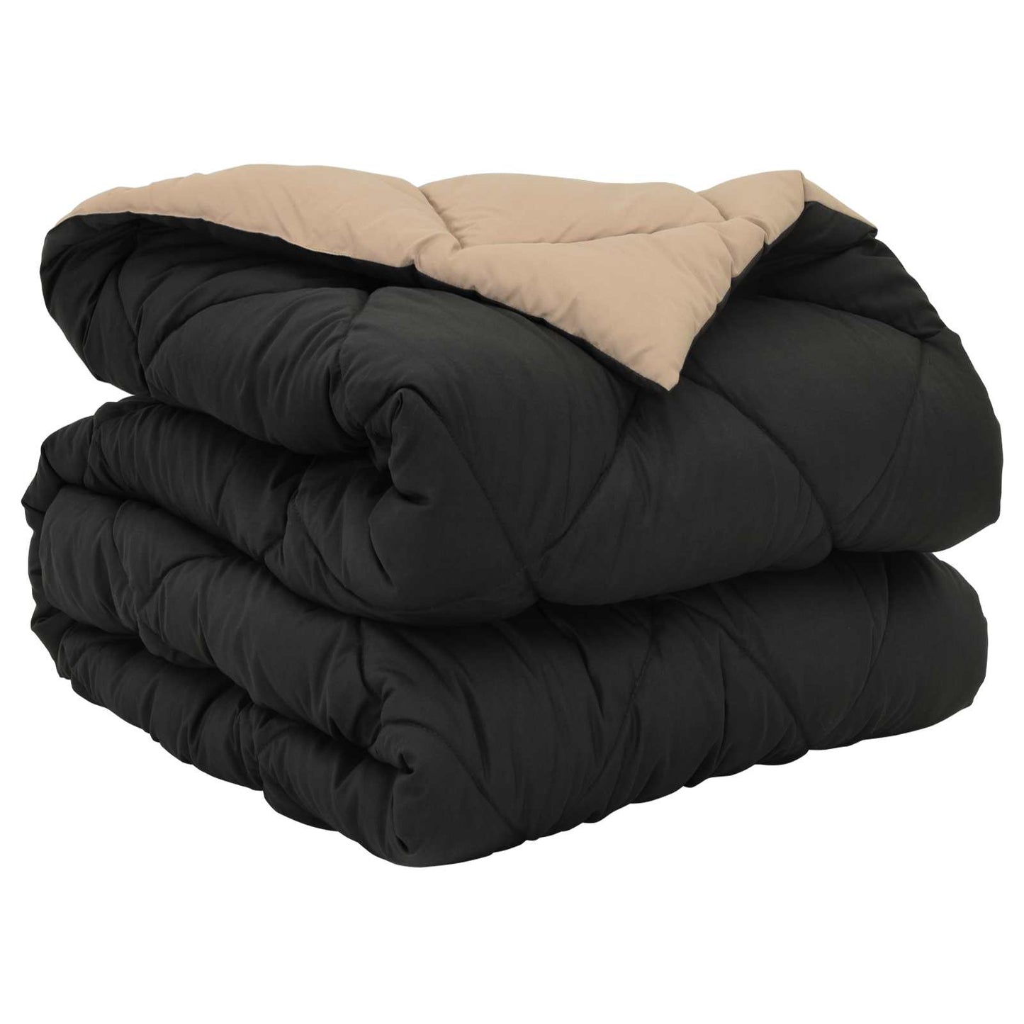 vidaXL Κουβέρτα ολόκληρου του χρόνου Μαύρο και Ταμπά 200 x 140 cm