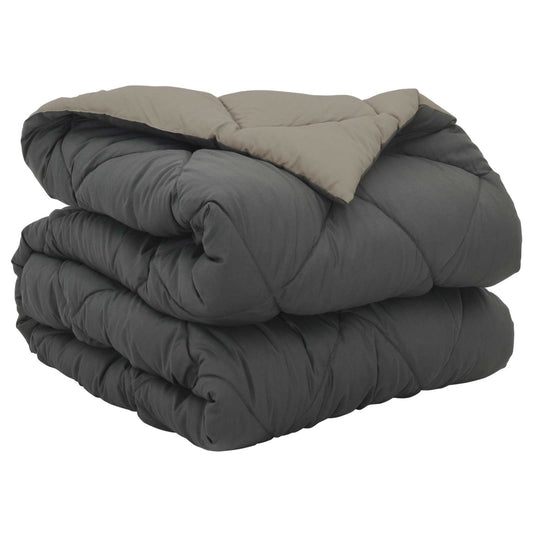 vidaXL Κουβέρτα ολόκληρου του χρόνου Ανοιχτό γκρι και Ανθρακί
