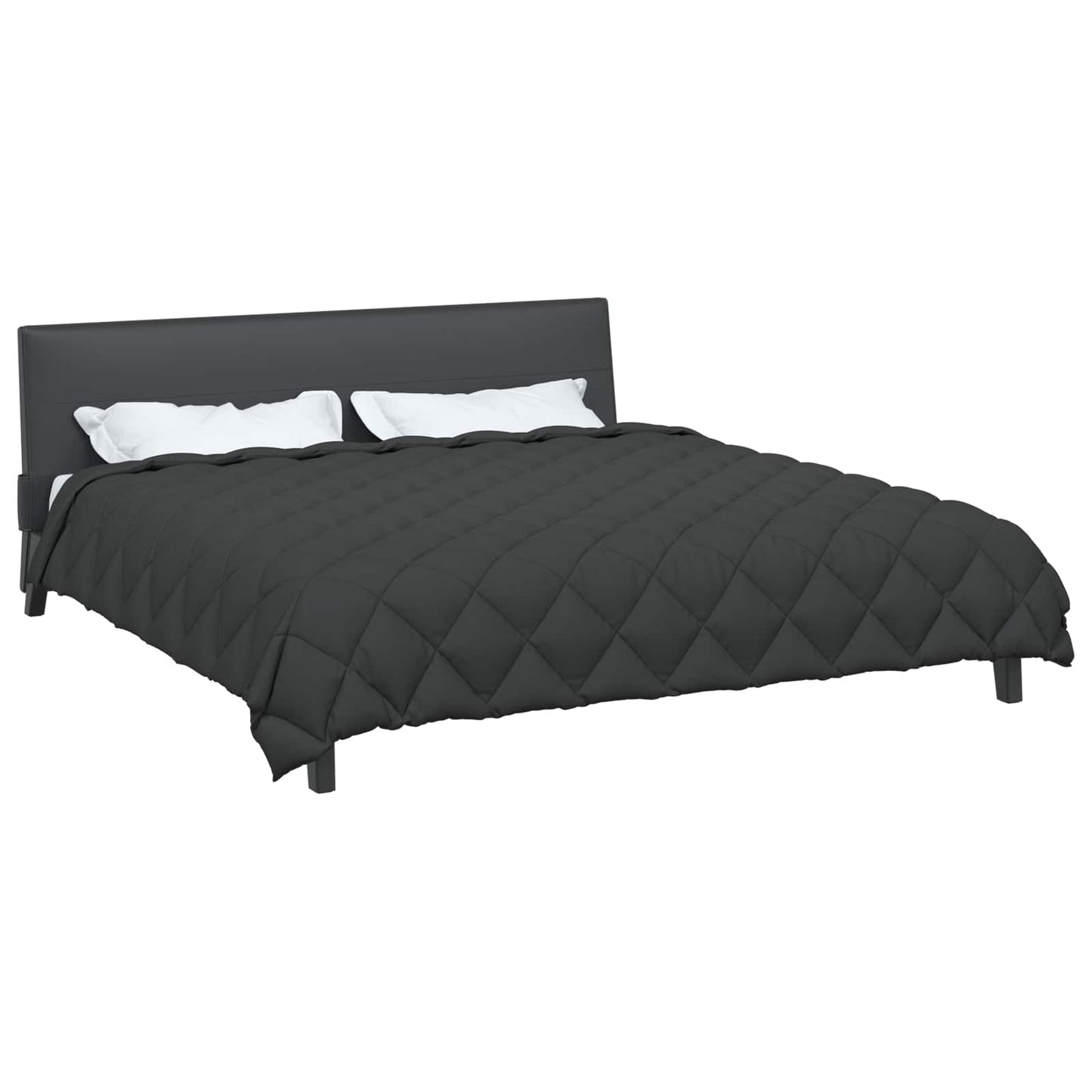 vidaXL Χειμερινό Παπλωματοθήκη Ανθρακί 200 x 240 cm Μικροΐνες