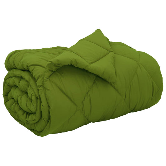 vidaXL Χειμερινό Παπλωματοθήκη Πράσινο 200 x 140 cm Μικροΐνες