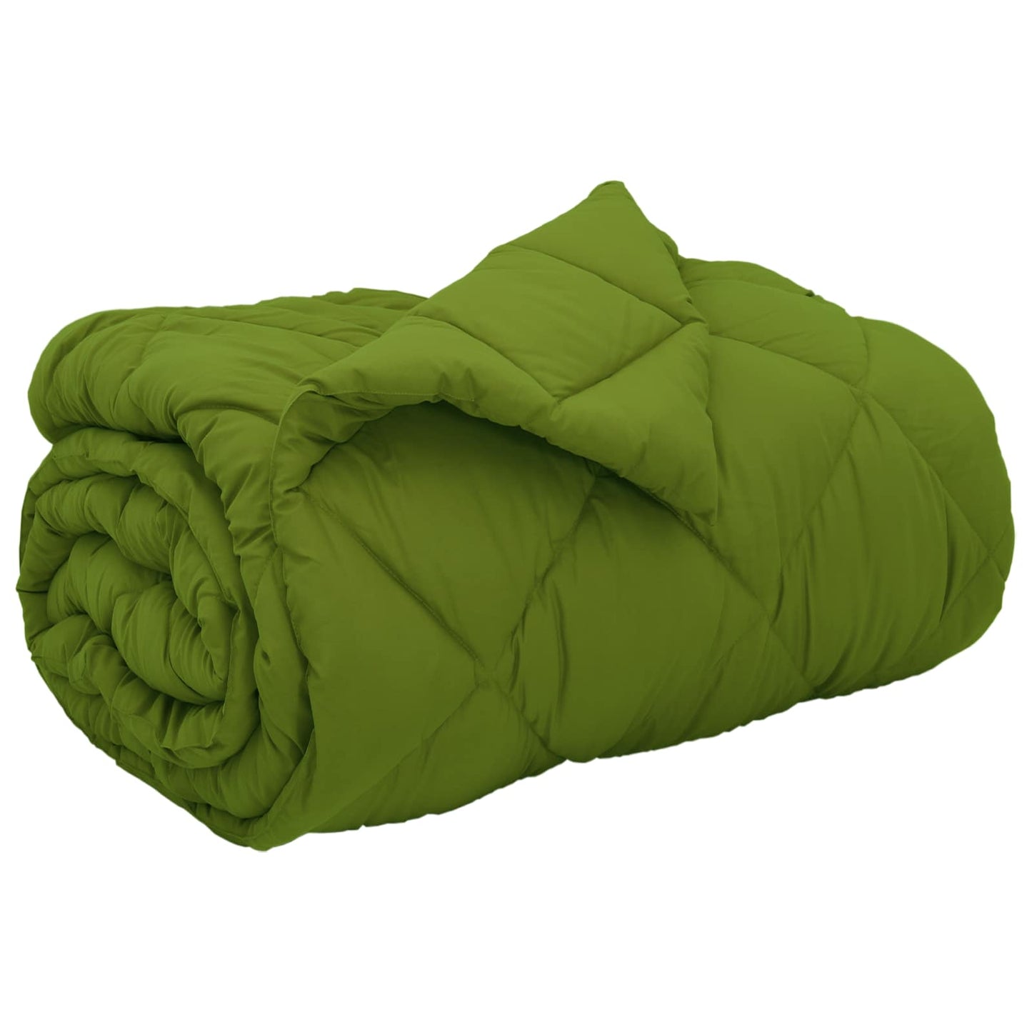 vidaXL Χειμερινό Παπλωματοθήκη Πράσινο 155 x 220 cm Μικροΐνες